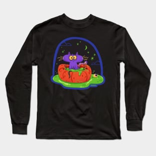 Kitty in the brew Long Sleeve T-Shirt